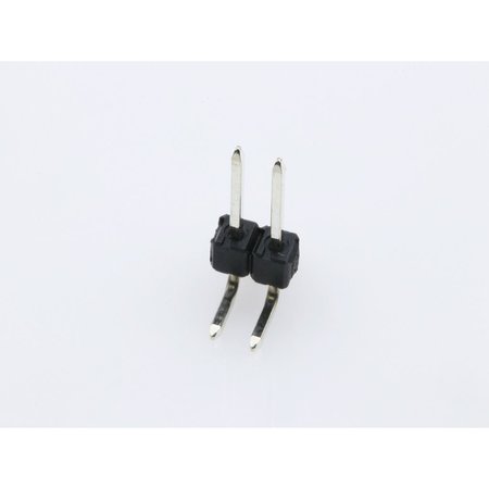 MOLEX Board Connector, 2 Contact(S), 1 Row(S), Male, Right Angle, 0.1 Inch Pitch, Solder Terminal,  22288020